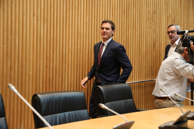 Primera reunión en el Congreso de los diputados electos de Ciudadanos