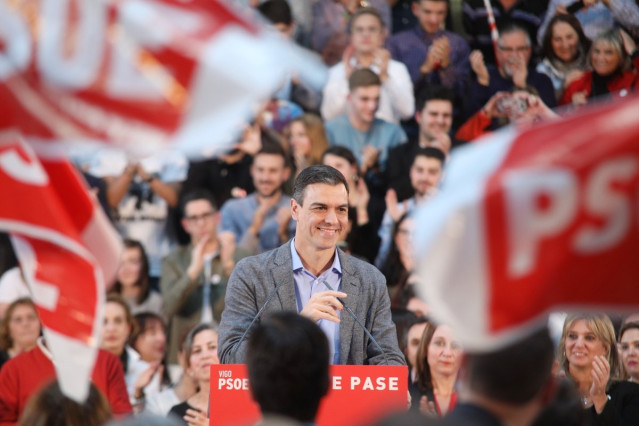 VÍDEO: 28A.- Sánchez pide castigar en las urnas a PP y Ciudadanos por no haber hecho frente a la ultraderecha