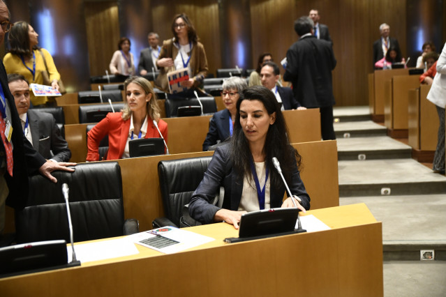 La candidata de Vox a la Presidencia de la Comunidad de Madrid, Rocío Monasterio, participa en el acto 'Día Internacional de las Familias'