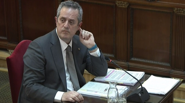 Interrogatorio a Joaquim Forn en el juicio por el procés