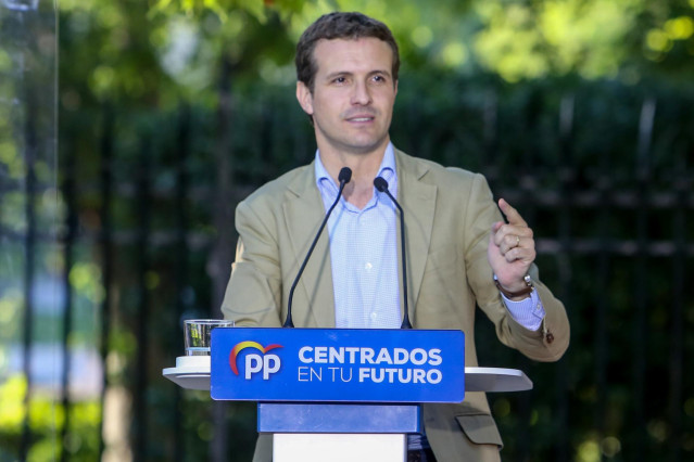Acto electoral de Casado y Ayuso en Aranjuez
