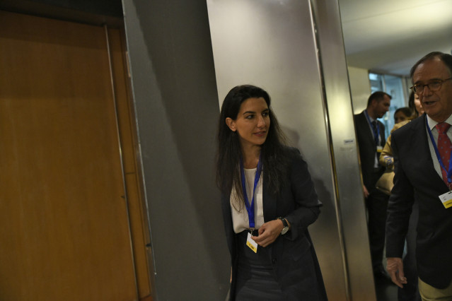 La candidata de Vox a la Presidencia de la Comunidad de Madrid, Rocío Monasterio, participa en el acto 'Día Internacional de las Familias'