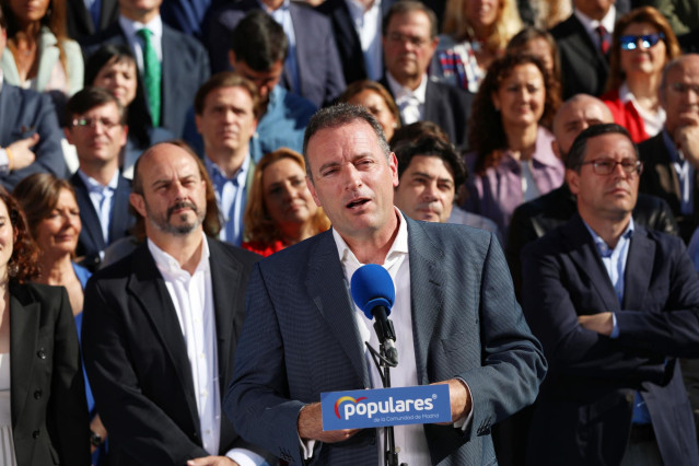 Presentación de los candidatos del PP a la Asamblea de Madrid