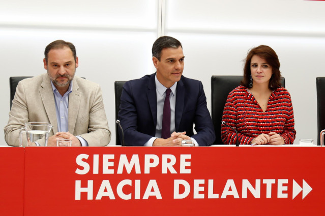 Reunión de la Comisión Ejecutiva Federal del PSOE en su sede de Madrid