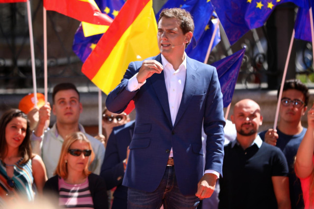 Acto de presentación en Madrid del equipo de Ciudadanos para las elecciones europeas