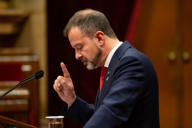 Pleno en el Parlament de Catalunya