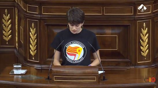 La secretaria de la mesa de edad Marta Rosique, de ERC