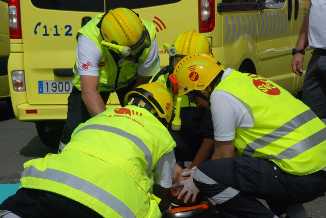 Sucesos.- Tres personas resultan heridas en una colisión múltiple en El Hierro