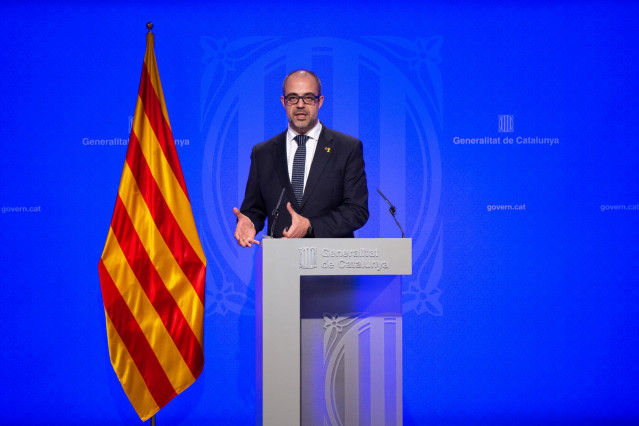 Rueda de prensa del Gobierno de Cataluña tras la celebración del Consejo Ejecutivo