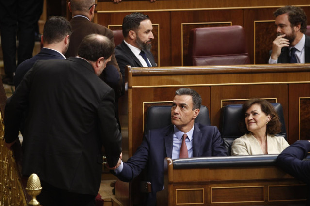 Junqueras a Pedro Sánchez en el Congreso: 