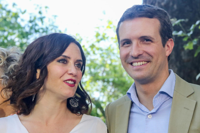 Acto electoral de Casado y Ayuso en Aranjuez