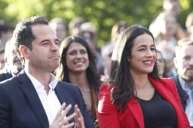 Cierre de campaña de Ciudadanos en el Parque Alfredo Kraus en Madrid