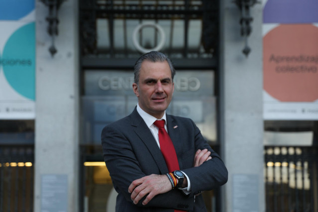 Entrevista de Europa Press al candidato de Vox al Ayuntamiento de Madrid, Javier Ortega Smith, en Madrid