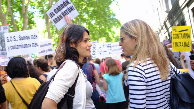 26M.- Isa Serra asiste a la marcha por el Clima y propone medidas para la transición energética de la economía