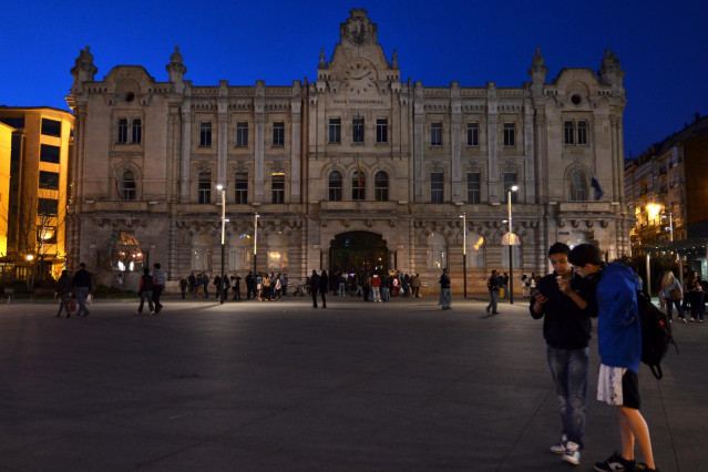 El Ayuntamiento de Santander sin luz