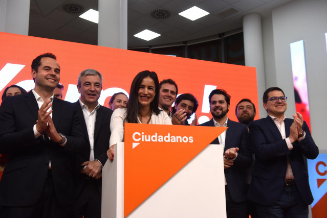 Elecciones 26M 2019. Seguimiento de resultados de Ciudadanos en Madrid