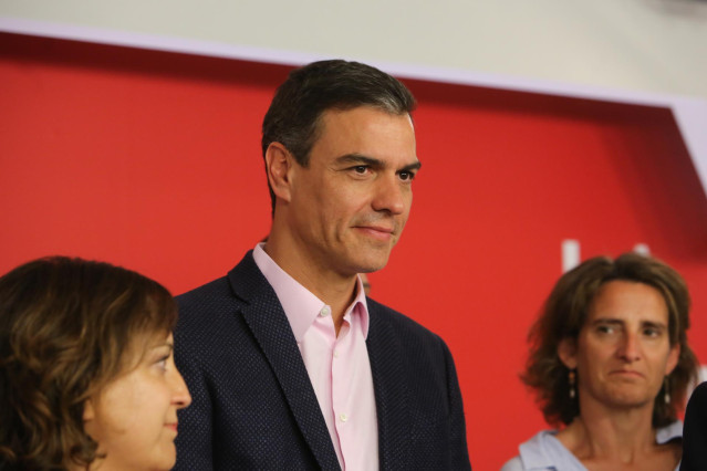 AMP.- 26M.- Sánchez, decepcionado porque el PSOE, pese a quedar primero, no gobernará Madrid y puede perder Aragón