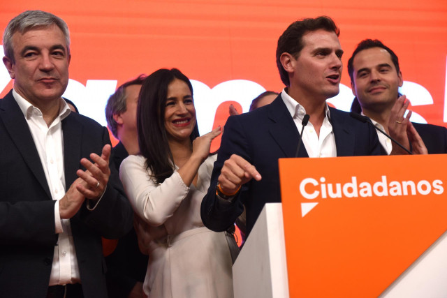 Elecciones 26M 2019. Seguimiento de resultados de Ciudadanos en Madrid