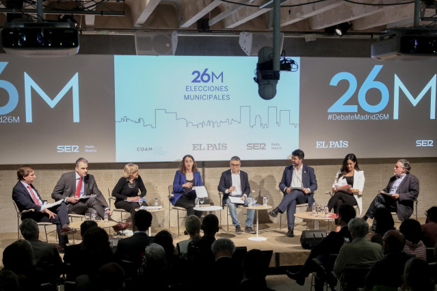 Debate entre los candidatos de los principales partidos políticos a la Alcaldía de Madrid