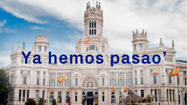 26M.- Vox Incendia Las Redes Con El Lema 'Ya Hemos Pasao' En Foto De Cibeles, Que Se Ve Como Alusión A La Guerra Civil