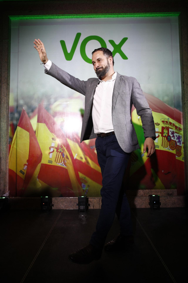 Elecciones 26M 2019. Seguimiento de resultados de VOX  en Madrid
