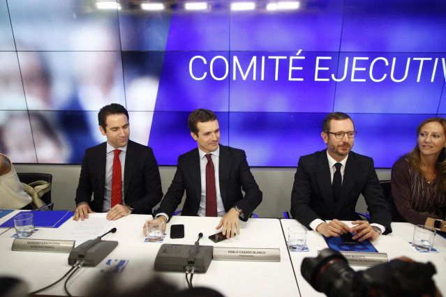 Reunión de la Ejecutiva del PP un día después de las elecciones del 26M