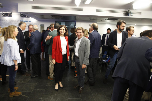 Reunión de la Ejecutiva del PP un día después de las elecciones del 26M