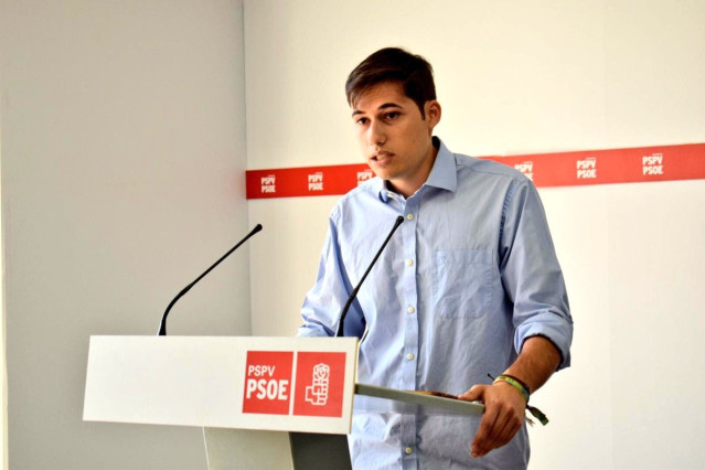 Borja Sanjuán en rueda de prensa
