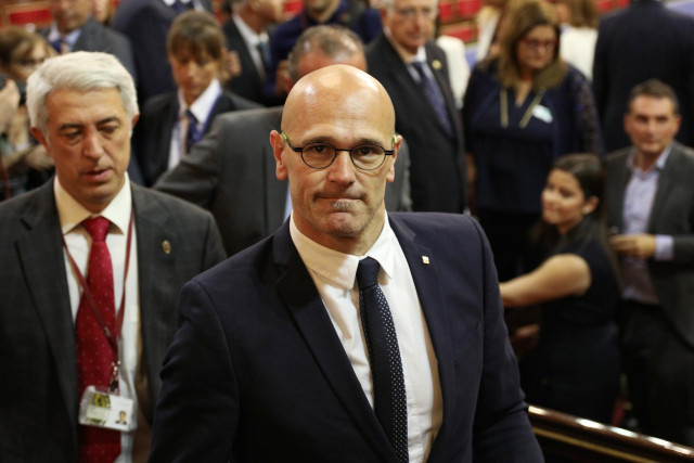 El PP presenta también en el Senado la petición de que se suspenda a Romeva como senador