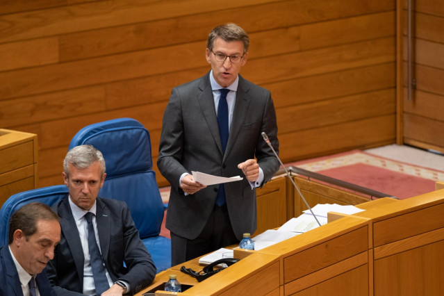 AV.- Pleno.- Feijóo reivindica los resultados del PPdeG: 