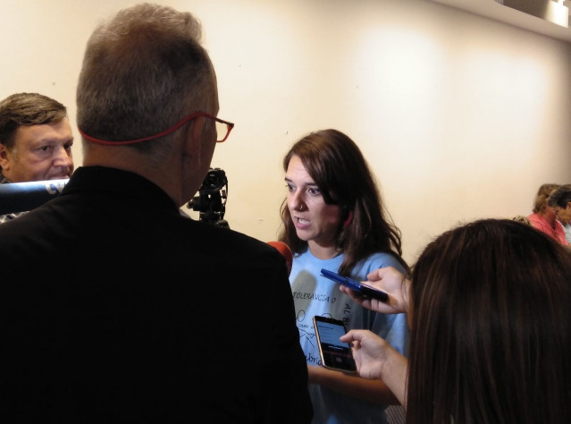 26M.- Noelia Vera afirma que Unidas Podemos es 