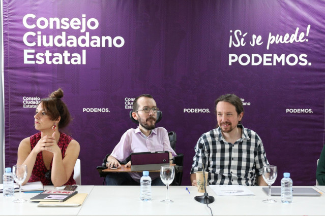 Reunión del Consejo Ciudadano Estatal de Podemos para hacer un análisis global de la situación política tras las elecciones generales