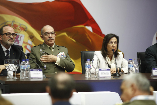 Inauguración de la primera Feria Internacional de Defensa y Seguridad (FEINDEF) en IFEMA