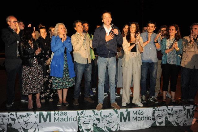 Elecciones 26M 2019. Seguimiento de resultados de Más Madrid en el Espacio Harley Ventas