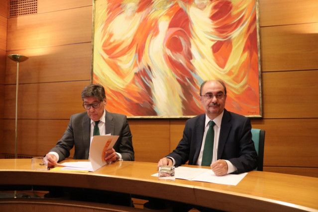 AV.- PSOE y PAR cierran un acuerdo para conformar el Gobierno de Aragón
