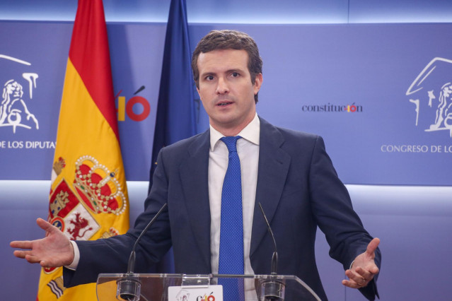 Audiencia del Rey a Pablo Casado, del Partido Popular (PP)