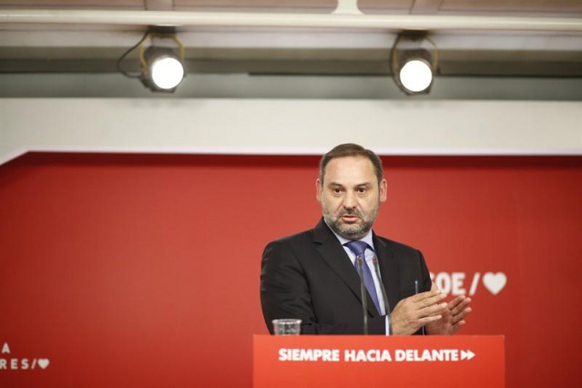 El secretario de Organización del Partido Socialista, José Luis Ábalos