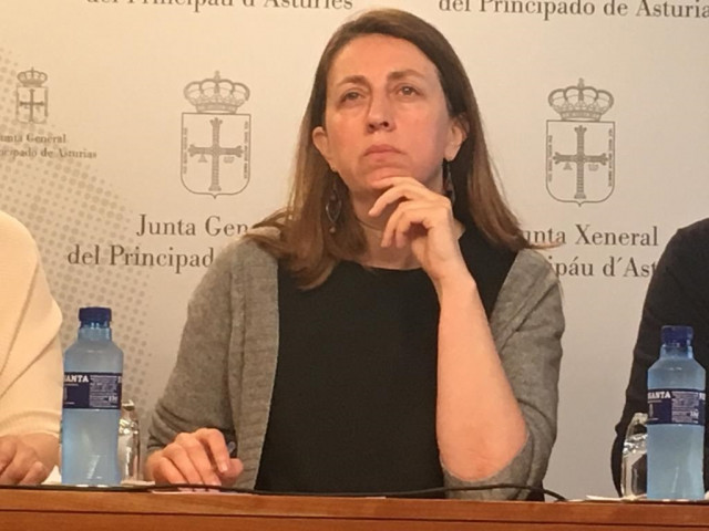 La portavoz de Podemos en la Junta General del Principado, Lorena Gil.