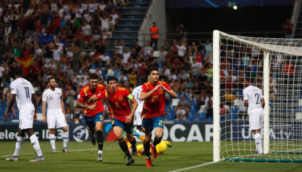 Seleccinespaolafutbolsub21contrafranciacampeonatoeuropa
