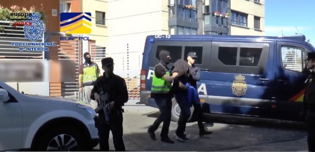 Imagen de archivo de la operación de la Policía Nacional contra el clan de los Kutayni, acusado de financiar el terrorismo yihadista