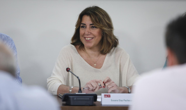 La secretaria general del PSOE-A, Susana Díaz