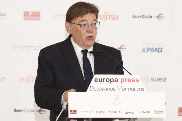 Ximo Puig protagoniza un Desayuno Informativo de Europa Press