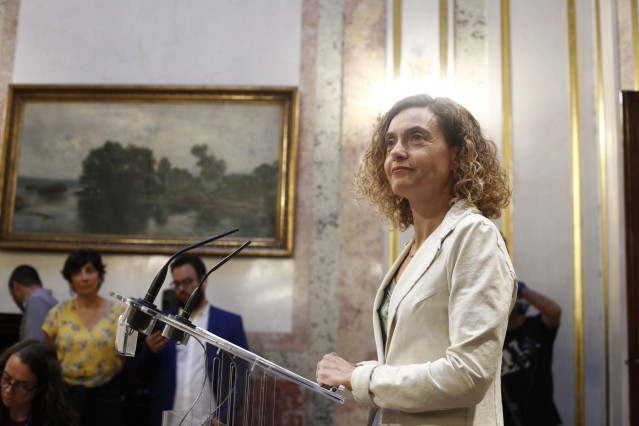 La presidena del Congreso de los Diputados, Meritxell Batet, anuncia la fecha de la próxima investidura del presidente del Gobierno