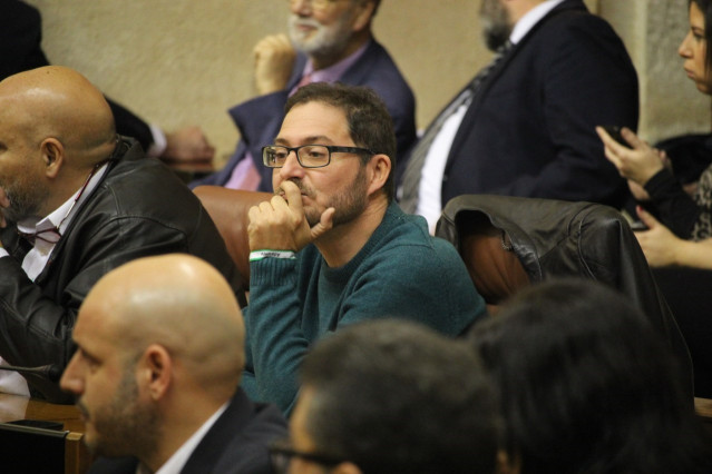 El parlamentario de Adelante Andalucía por Almería Diego Crespo.