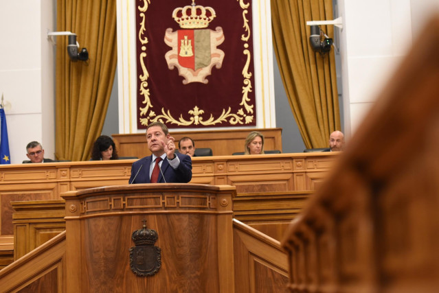 Emiliano García-Page en la segunda sesión del Debate de Investidura