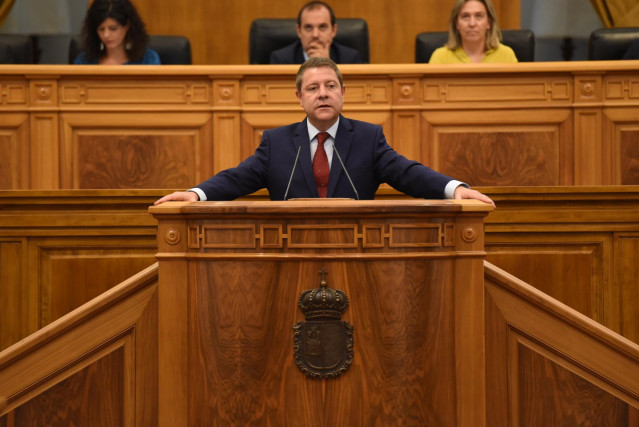 Emiliano García-Page en la segunda sesión del Debate de Investidura