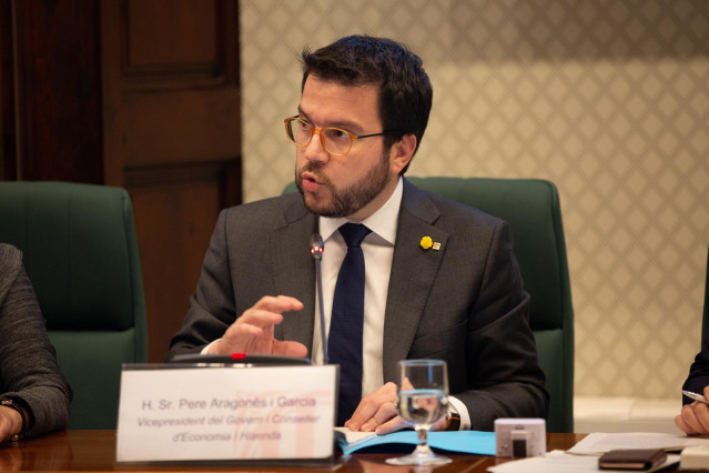 El vicepresidente de la Generalitat, Pere Aragonès.