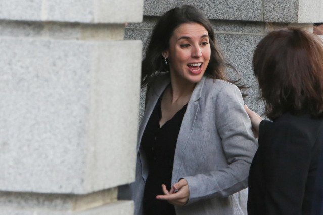 La portavoz de Podemos, Irene Montero.