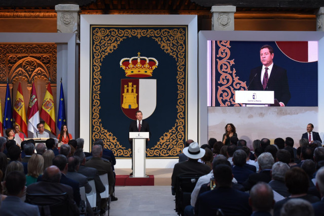 Acto de toma de posesión del presidente de Castilla-La Mancha, Emiliano García-Page.