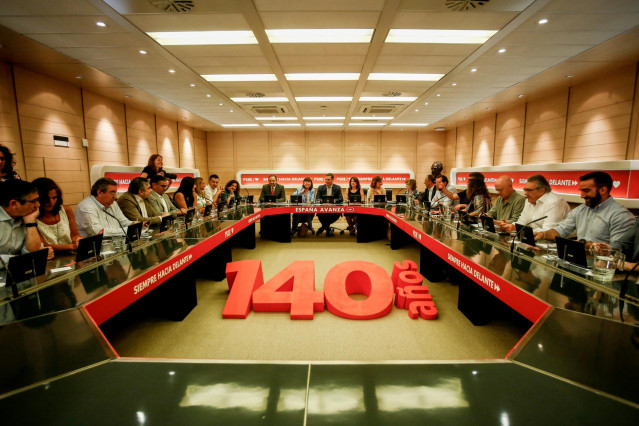 Reunión de la Comisión Ejecutiva Federal del PSOE